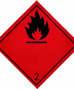 Tűzveszély, gyúlékony gázok 100x100