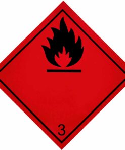 Tűzveszély, gyúlékony folyadék 100x100