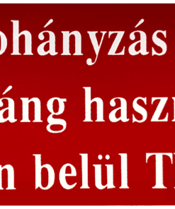 Dohányzás és nyílt láng használata 6m-en belül tilos