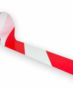 Jelzőszalag öntapadós piros-fehér