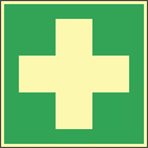 Elsősegélyhely piktogram