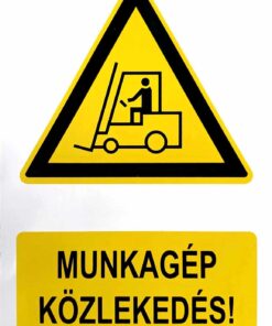 Munkagép közlekedés!