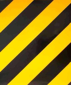 Veszélyt jelző figyelmeztető csík piros-fehér