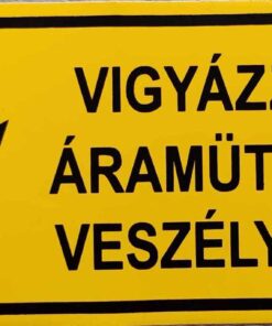 Vigyázz! Áramütés veszélye! + villám jel