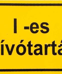 I - es szívótartály