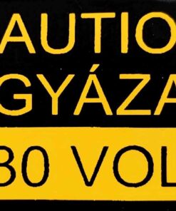Caution Vigyázat! 230 VOLT