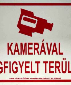 Kamerával megfigyelt terület