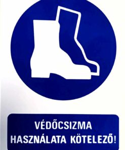 Védőcsizma használata kötelező