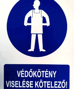 Védőkötény viselése kötelező