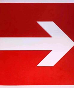 Iránymutató nyíl (piros)