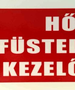 Hő-és füstelvezető kezelő panel